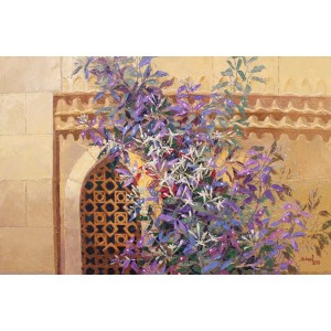 Ashraf, 24 x 36 Inch, Oil on Canvas, Floral Painting, AC-ASF-022